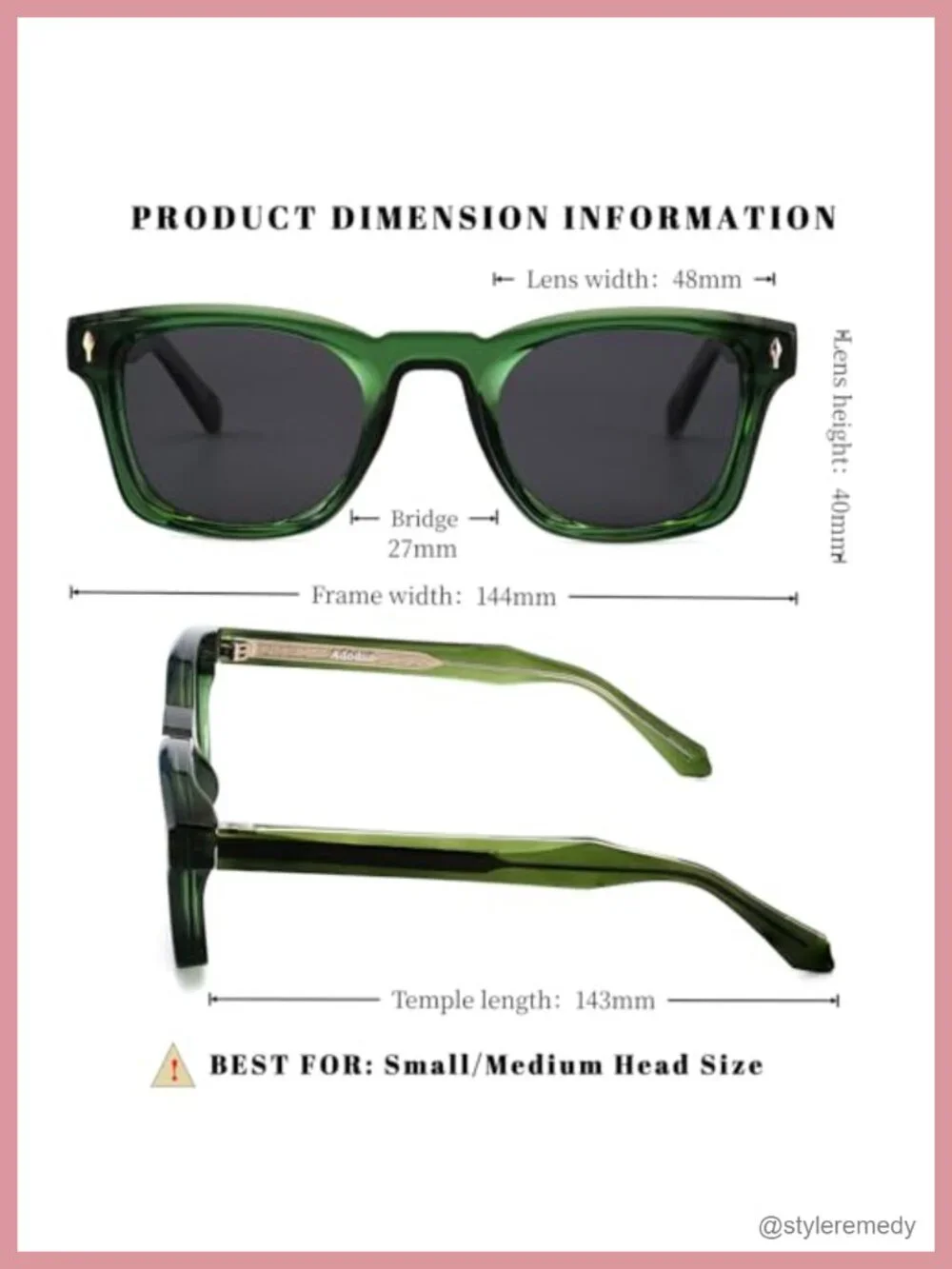 Square Polarized Sunglasses UV400 Retro Driving Shades Unisex